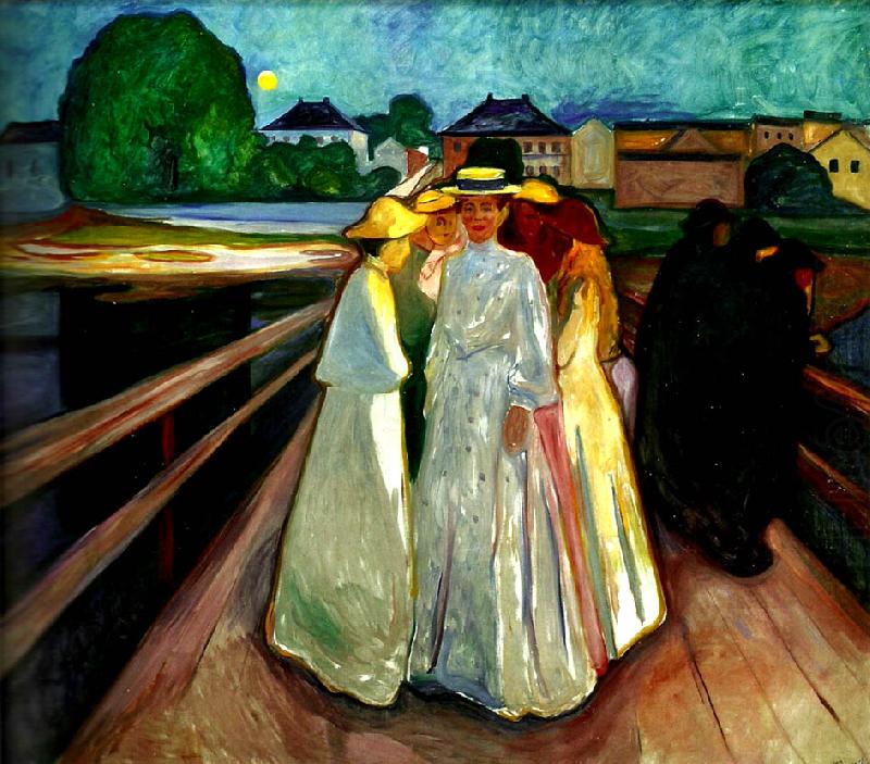 pa bron, Edvard Munch